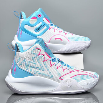 李宁寕利刃2篮球鞋男夜光冬季高帮运动鞋韦德驭帅14幻影3实白粉月