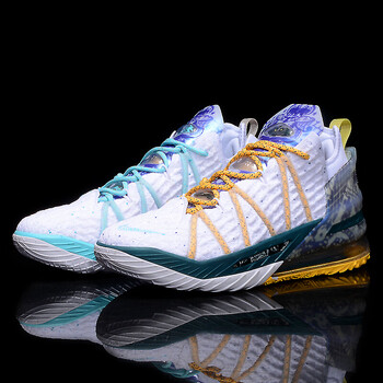 詹·姆斯18代篮球鞋男鸳鸯中国玉玺爱 lbj17高帮7战靴女 18代反转鸳鸯