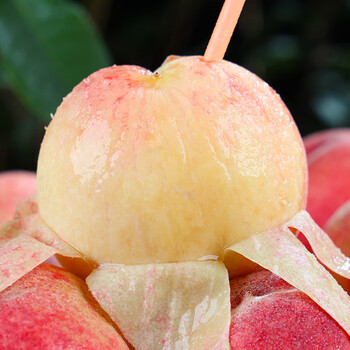 莓梨婆娘 四川龙泉水蜜桃 5斤单果165g起新鲜水果 撕皮软水蜜桃