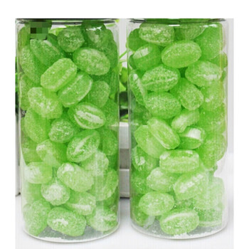 老式薄荷糖硬糖2瓶600克螺丝糖清凉糖果怀旧糖果薄荷味糖2瓶600克