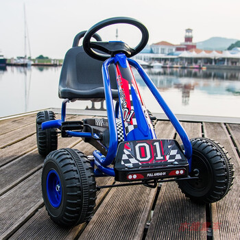 儿童四轮卡丁车脚踏玩具大小号健身运动童车男女宝宝脚蹬自行车 普通