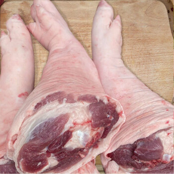 新鲜整只猪前腿带筋猪脚带猪肘子猪蹄髈生鲜冷冻年货腊猪腿食材 1只整