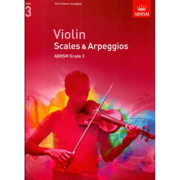 英皇考级 小提琴考级教材小提琴三级小提琴音阶与琶音三级2012起用 英文版教材