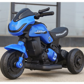 迪士尼小孩子好宝宝玩的儿童电动摩托车三轮车宝宝男女孩电瓶车小孩可