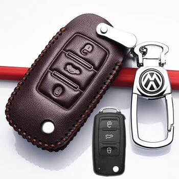 2022款朗逸plus钥匙套280钥匙包21款19款朗逸15钥匙扣c款咖啡1017款