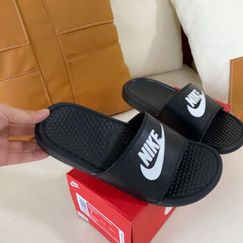 nike月子鞋aj拖鞋外穿夏季忍者一字拖情侣款闲轻便动凉拖鞋女一字拖纯