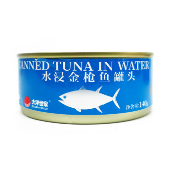大洋世家 OCEAN FAMILY金枪鱼罐头140g常温即食鱼罐头优质蛋白营养寿司 水浸金枪鱼罐头140g/罐 140g*4罐