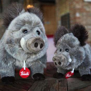 trudi意大利可爱丑萌野猪毛绒玩具猪公仔生日礼物猪年吉祥物娃娃