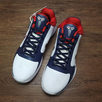 也克zoomzk5白蓝usa男子低帮实战篮球鞋运动鞋男386430103kobe科比5