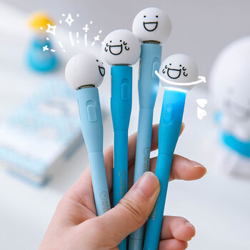 世宜得 智引笔 高颜值转转笔中性笔ins日系解压可爱超萌减压女生文具