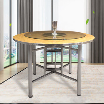 15人餐桌椅饭店饭桌园桌台面圆形圆桌面板直径12米普通不包边单桌面