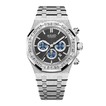 艾诺艾诺星河系列星焰霜金日月星辰机械男表-g6611 至尊版星钻黑