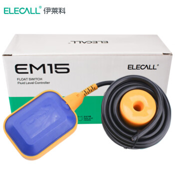 伊莱科（ELECALL）浮球开关水塔水箱水泵自动水位液位控制器浮球阀EM15-2 3米 方形