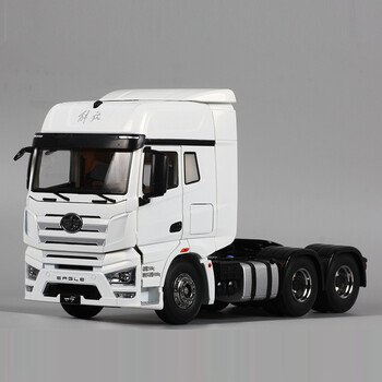 一汽解放原厂1:24车模解放j7牵引头工程运输卡车合金仿真汽车模型