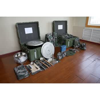 野战连用给养单元器材箱配发野营用品炊具成套用品排用给养单元 排用
