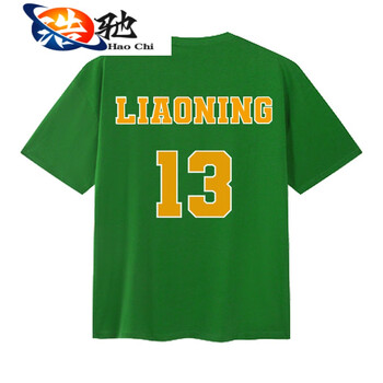 onoch辽宁飞豹男篮辽篮本钢队球衣款印号短袖t恤郭艾伦继伟13号郭艾伦