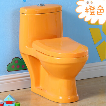 幼儿园小孩马桶彩色儿童洁具宝宝卡通坐便器陶瓷卫浴座便器小马桶