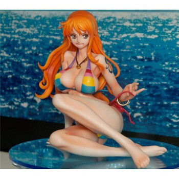 泳装罗宾娜美坐姿水着ver模型美女模型车载摆件 pop坐姿泳装娜美手办