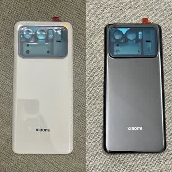 适用于小米11ultra原装后盖陶瓷后盖原装带镜片 卡托 黑色