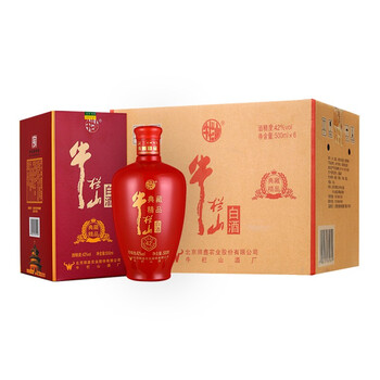 牛栏山【官方舰旗店】 百年牛栏山 典藏精品 42度 500ml*6 整箱装