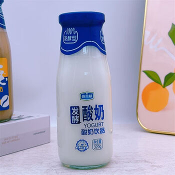 恒愎伯兰顿水牛酸奶发酵酸奶饮品320g*6瓶咖啡牛奶乳饮品烘焙早 发酵