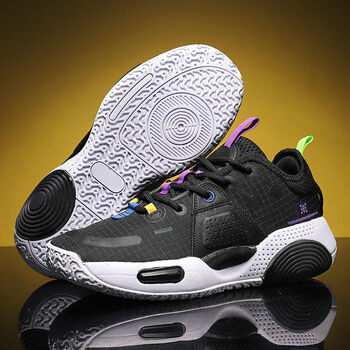 全城9棉花糖九篮球鞋男鞋8无眠球鞋摩擦有声音秋季运动鞋黑色全城9送