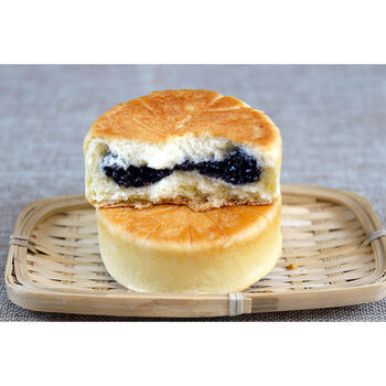 山东特产喜饼乳山海洋火烧结婚媳妇饼烟台威海特色面食早餐黑米馅16个