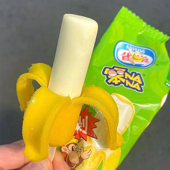 雀巢5支 笨nana网红雪糕 剥皮冰淇淋 苹果味果冻冰棒52g儿童冰棍 笨