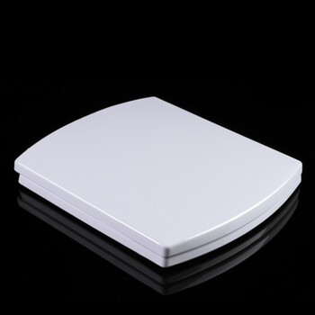 加厚长方形马桶盖 缓冲静音坐便盖 方形座便器盖子老式 方形052白色