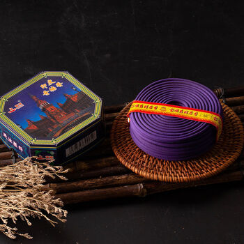 檀香香薰家用净化空气盘香佛香室内驱蚊除臭塔香蚊香薰艾草 印度奇楠