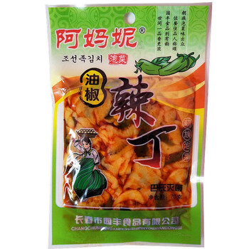 园丰阿妈妮油椒辣丁长春阿妈妮咸菜小菜下饭菜朝族泡菜香辣菜油椒辣丁