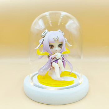 王者荣耀官方手办寒月公主嫦娥q版手办模型玩具潮玩公仔周边摆件玻璃