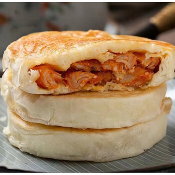 奥尔良鸡肉馅饼 黑椒牛肉速冻面食早餐速食家庭儿童早餐半成品饼微波