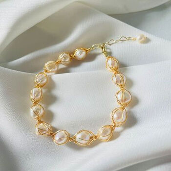 卿卿礼彬高颜值超仙高档珍珠手链小香风气质颜控显白简约学生版潮流