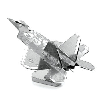 龙马族*3D金属拼图DIY手工立体拼图拼装玩具玩具创意生日礼物摩天轮 (二星)F22战斗机