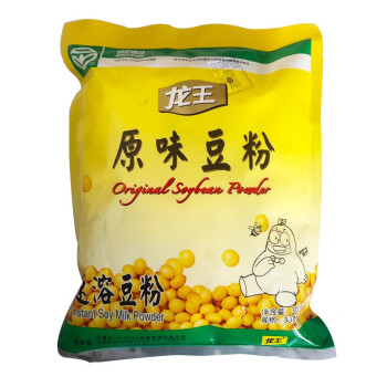 龙王【绿色食品】原味豆粉 /速溶豆粉甜味300g独立小包装早餐代餐豆粉 原味豆粉300g*2袋