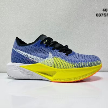 春夏新款馬拉松3代zoomx vaporfly next%3增高氣墊超軟透氣慢跑鞋 藍