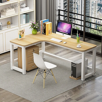 悦动美妙书桌电脑桌墙角拐角办公桌l型写字书桌子电脑台式桌右转加固