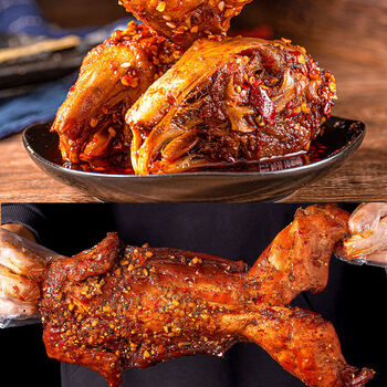 fghgf 麻辣兔头手撕兔腿兔肉兔子肉四川成都特产冷吃兔熟食网红零食