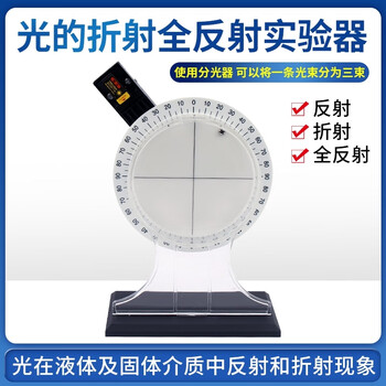 ()光的折射反射演示器磁吸式折叠大号初中物理光学实验器材教学仪 wss