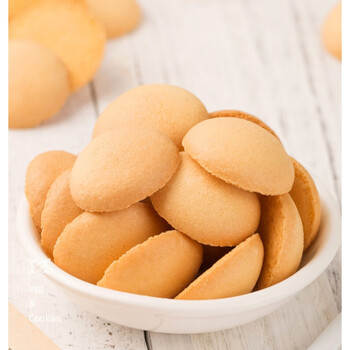 杏元饼干鸡蛋仔饼干小蛋饼杏园蛋圆饼干蛋圆酥小时候怀旧零食整箱 杏