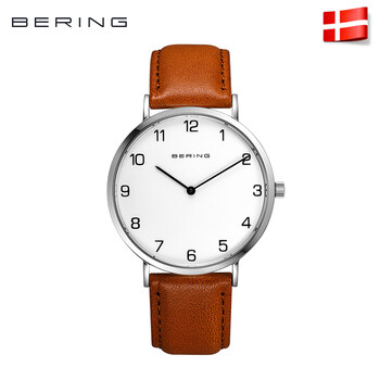 白令bering男款手表送男友节日礼物防水石英简约表盘1394050440mm