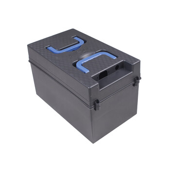 沃科博电动车三轮车电瓶盒电池盒48v20a熟胶牛筋电瓶通用铅酸电池外壳