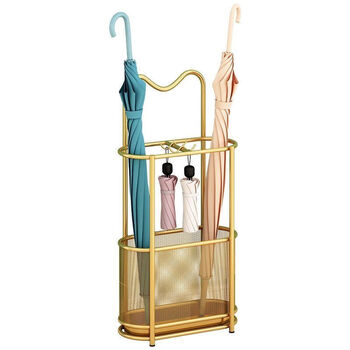 天堂伞雨伞收纳架家用门口创意雨伞桶酒店大堂放伞置物架商用铁艺雨伞