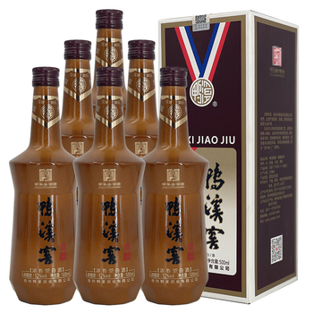 贵州鸭溪窖酒 商务送礼套装 鸭溪窖臻酿玖号52度 500ml*6【图片 价格