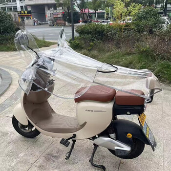 专颖适用于电动车车头防雨罩中控挡雨防水加大龙头遮雨神器挡风电灰色