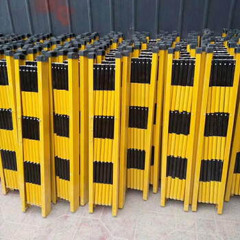 玻璃钢绝缘伸缩围栏道路施工电力安全临时围挡户外移动防护隔离栏定制