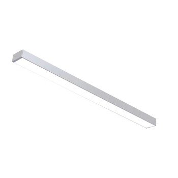 三雄极光pak 24w 6500k 1200*80*60直角哑白 led吊灯长条日光灯条形灯