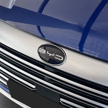 博紫适用于法兰格慕比亚迪秦plusdmi轮毂盖贴片秦ev车轮毂盖标贴车标