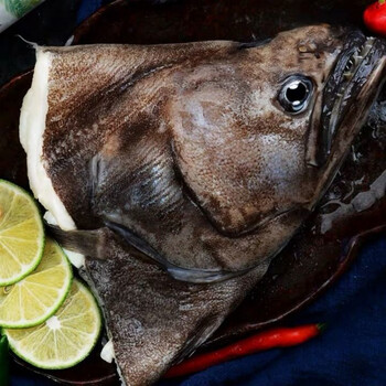 悦芳华超大鲽鱼头 比目鱼头 超大鱼头 鲽鱼碟鱼头鲽鱼头海鲜 大鲽鱼头